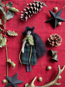 The Laurel Witch Wheel of the Year Art Doll - Yule Little Witch 4