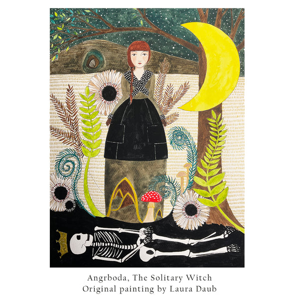 The Laurel Witch Cross Stitch Pattern PDF - Angrboda