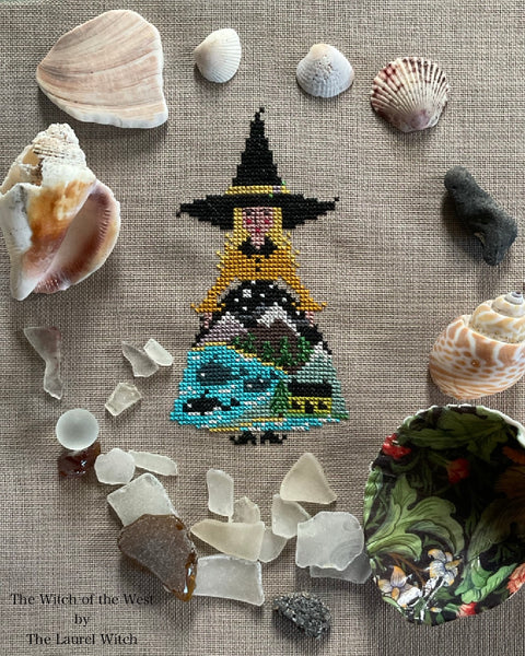 The Laurel Witch Cross Stitch Pattern PDF - Little Witches - Witch of the West