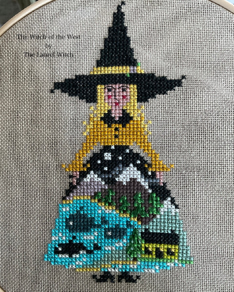 The Laurel Witch Cross Stitch Pattern PDF - Little Witches - Witch of the West