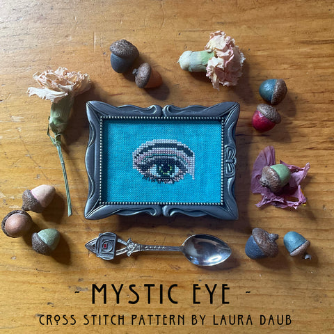 Laura Daub Cross Stitch Pattern PDF - Mystic Eye