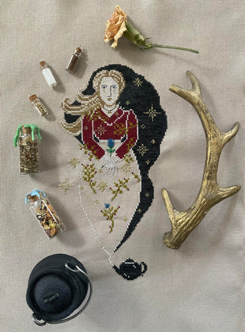 Cross Stitch Pattern PDF - The Laurel Witch - Makers are Magic – Laura Daub  Art & Tea Leaf Readings