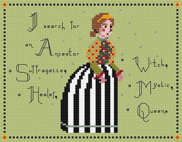 The Laurel Witch Cross Stitch Pattern PDF - Little Ancestors - In Search of an Ancestor