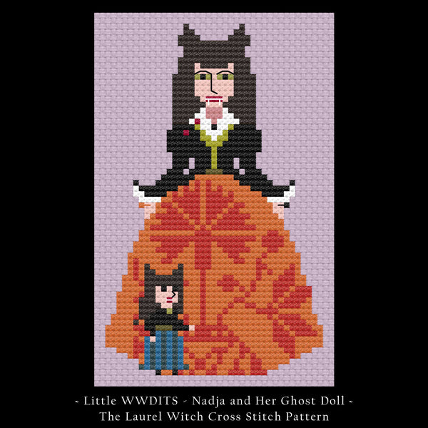 The Laurel Witch Cross Stitch Pattern PDF - Little WWDITS - Nadja