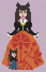 The Laurel Witch Cross Stitch Pattern PDF - Little WWDITS - Nadja