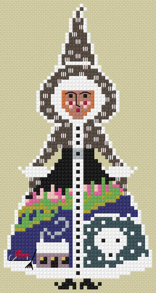 The Laurel Witch Cross Stitch Pattern PDF - Little Witches - Witch of the North