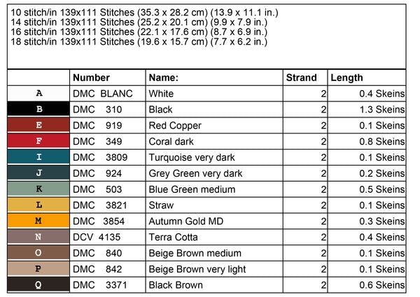 The Laurel Witch Cross Stitch Pattern PDF: Magickal Marriage Option C