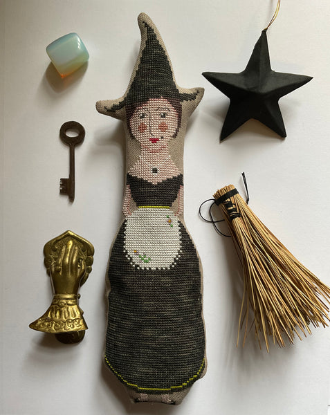The Laurel Witch Cross Stitch Pattern PDF - Mrs P has had enough of your SH*T!