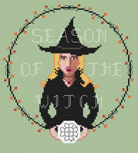 The Laurel Witch Cross Stitch Pattern PDF - Season of the Witch 2024