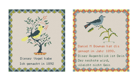 Cross Stitch Pattern PDF - The Laurel Witch - The Bowman Birds