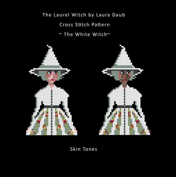 Cross Stitch Pattern PDF - The Laurel Witch - White Witch
