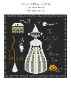 Cross Stitch Pattern PDF - The Laurel Witch - White Witch