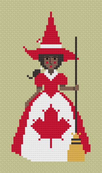 The Laurel Witch Cross Stitch Pattern PDF - Little Witches - Canada