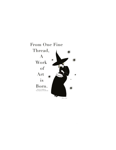 Instant PDF Download - Modern Witches Illustration - From One Fine Thread