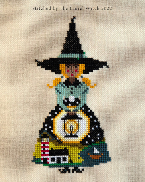 The Laurel Witch Cross Stitch Pattern PDF - Little Witches - Witch of the East
