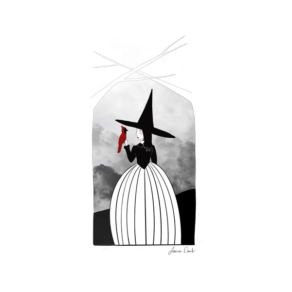 Instant PDF Download - Little Witches Illustration - Well Hello