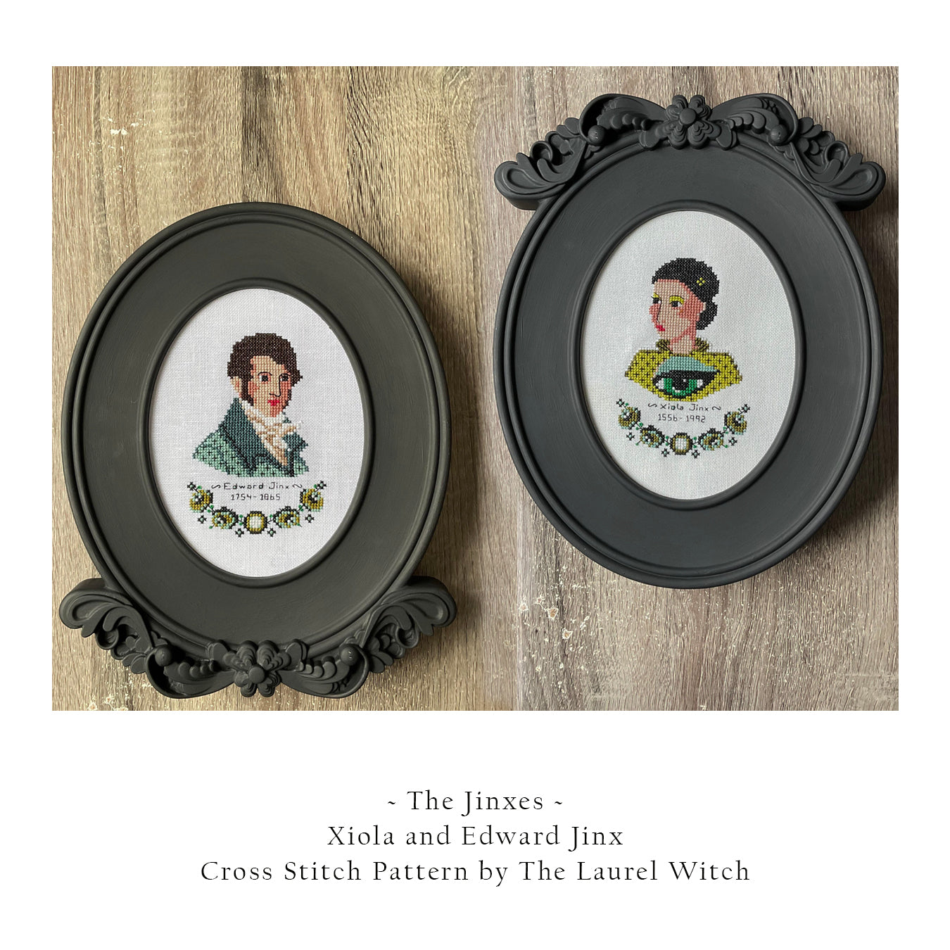 The Laurel Witch Cross Stitch Pattern PDF - Xiola and Edward Jinx
