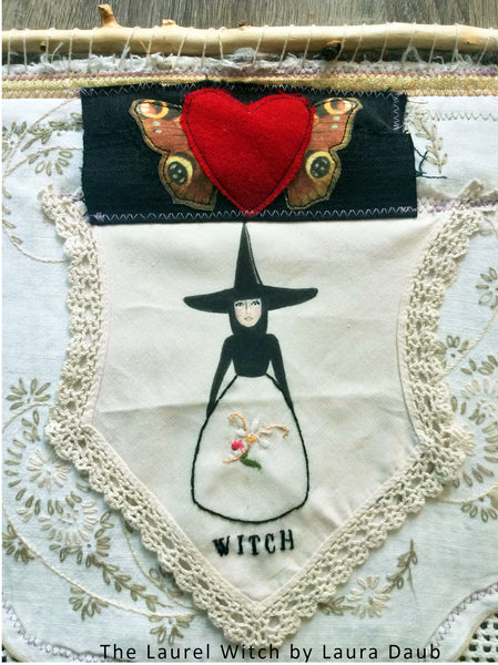 Cross Stitch Pattern PDF - The Laurel Witch - Kitchen Witch